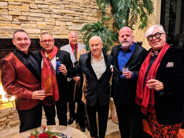 Red/White and Black Tie